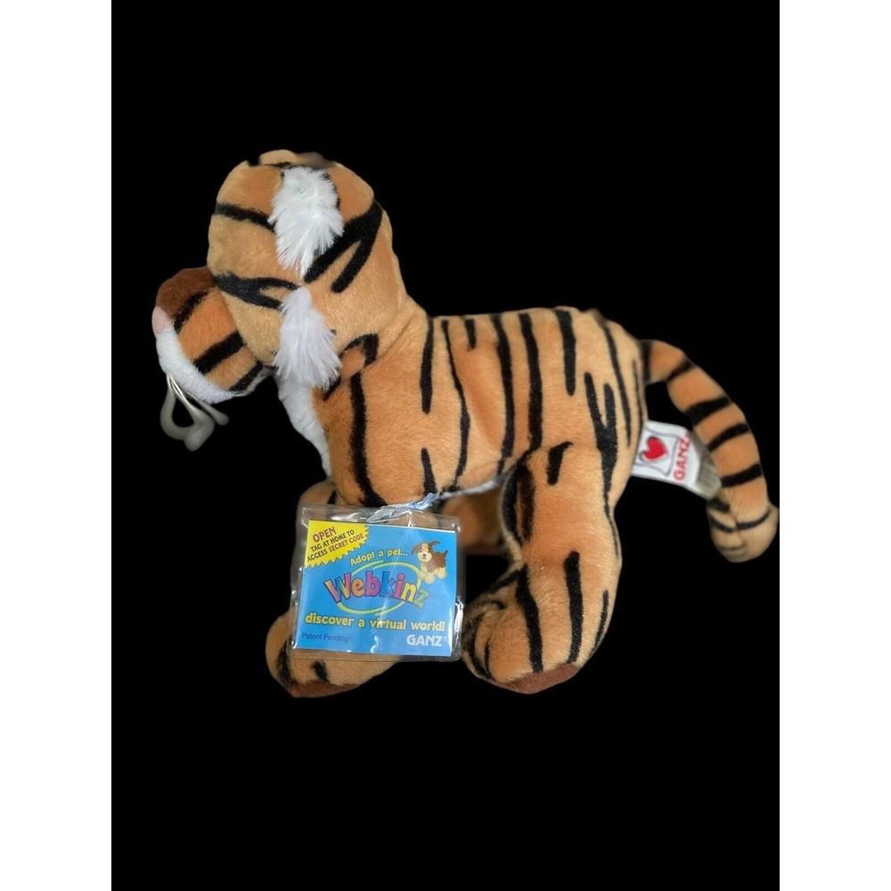 RARE & RETIRED WEBKINZ HM166 BENGAL TIGER CAT NEW WITH SEALED CODE